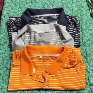 adidas Striped Polo Shirts